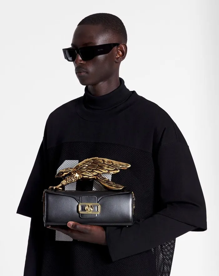 Lanvin X Future Pencil Mm Leather Bag Black Women Lanvin Crossbody Bags and Shoulder Bags