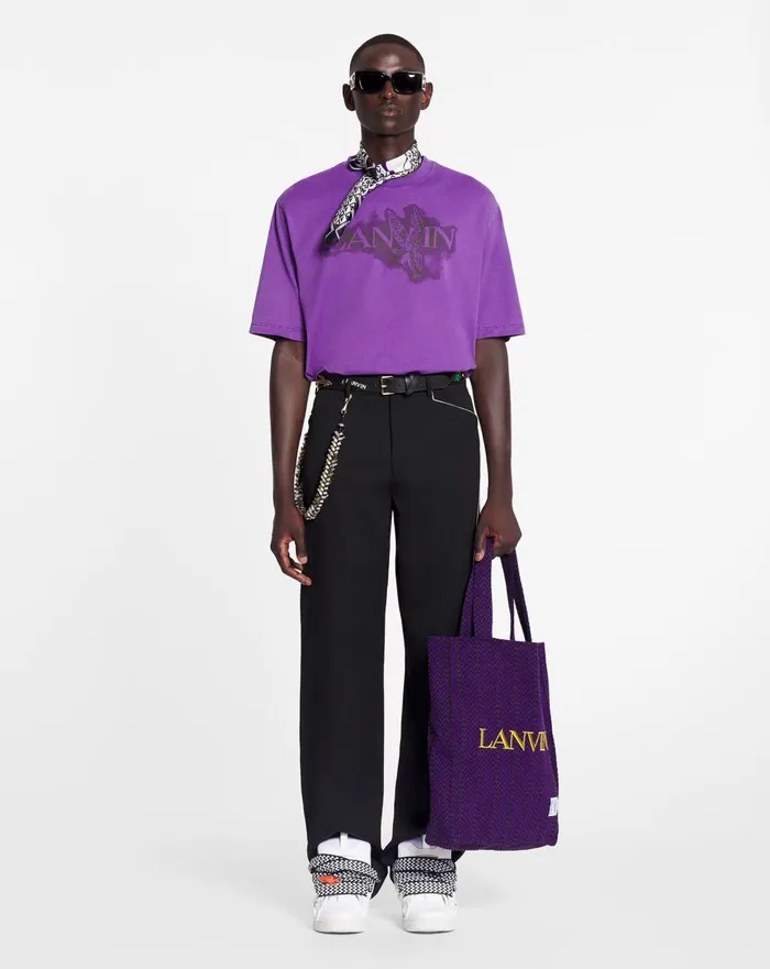 Lanvin X Future Straight Fit Pants Black Men Lanvin Pants and Shorts