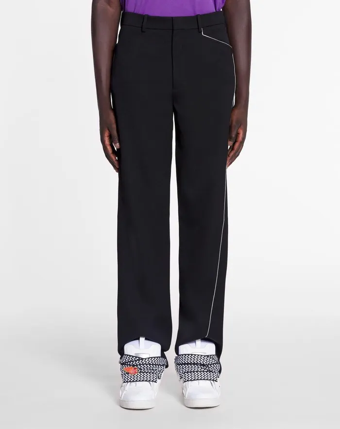 Lanvin X Future Straight Fit Pants Black Men Lanvin Pants and Shorts