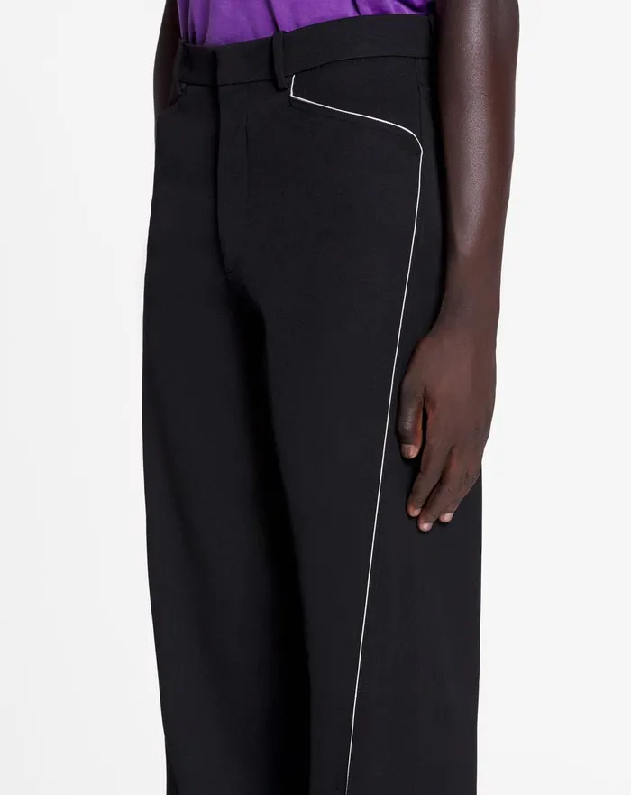 Lanvin X Future Straight Fit Pants Black Men Lanvin Pants and Shorts