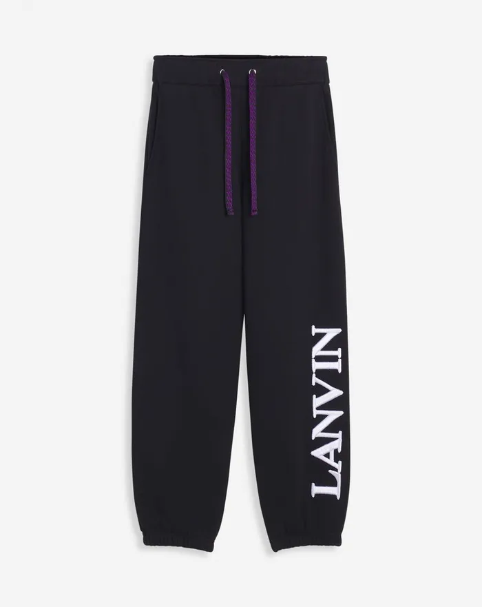 Lanvin X Future Unisex Logo Jogging Pants Black Women Lanvin Pants