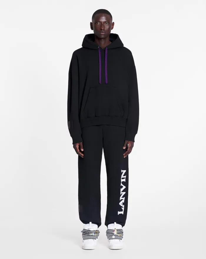 Lanvin X Future Unisex Logo Jogging Pants Black Women Lanvin Pants Lanvin X Future Unisex Logo Jogging Pants Black Women Lanvin Pants