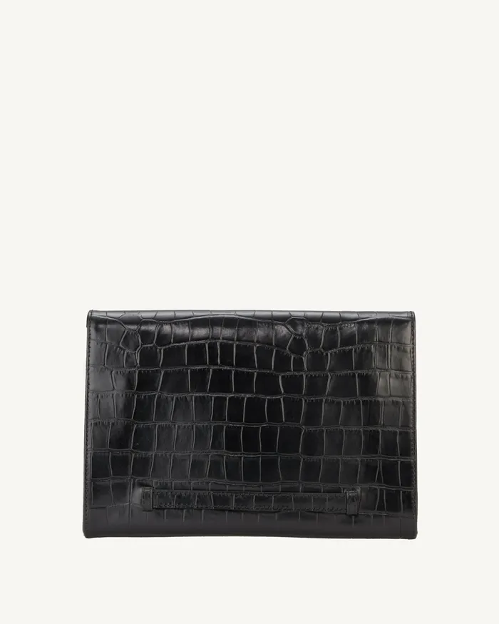 LE AGNES CLUTCH Black And Gold Handbags Nili Lotan Women