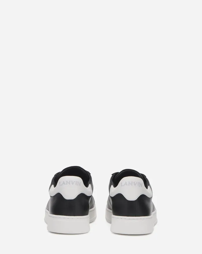 Leather Ddb0 Sneakers Blackwhite Men Lanvin Sneakers