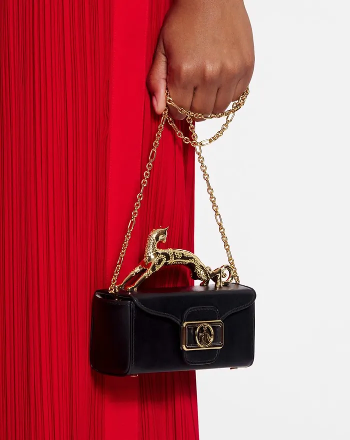 Leather Micro Pencil Cat Bag Black Women Lanvin Mini Bags and Clutches Leather Micro Pencil Cat Bag Black Women Lanvin Mini Bags and Clutches