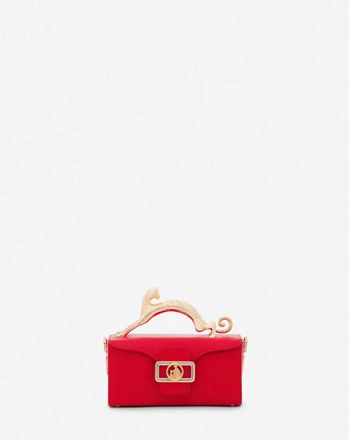 Leather Nano Pencil Cat Bag Flame Women Lanvin Crossbody Bags and Shoulder Bags