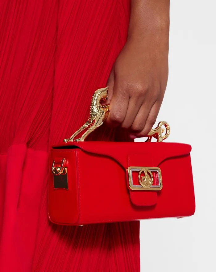 Leather Nano Pencil Cat Bag Flame Women Lanvin Crossbody Bags and Shoulder Bags Leather Nano Pencil Cat Bag Flame Women Lanvin Crossbody Bags and Shoulder Bags