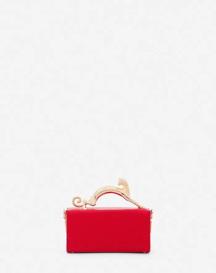 Leather Nano Pencil Cat Bag Flame Women Lanvin Crossbody Bags and Shoulder Bags Leather Nano Pencil Cat Bag Flame Women Lanvin Crossbody Bags and Shoulder Bags