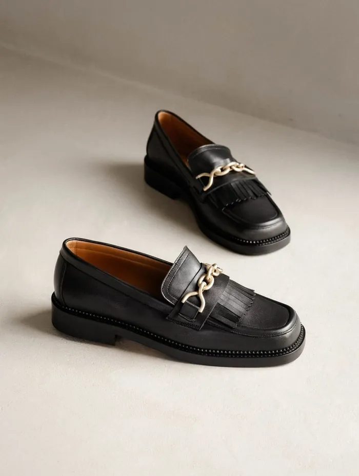 Lilo Passion Black Women Bobbies Loafers and Derbies Lilo Passion Black Women Bobbies Loafers and Derbies