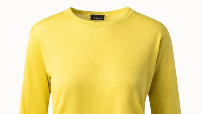 Linen Cashmere Silk Boxy Knit Pullover Mimosa Women Akris Cashmere
