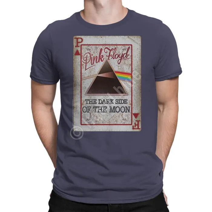 Liquid Blue Athletic TShirt Men Dark Side Deck Grey Athletic TShirt