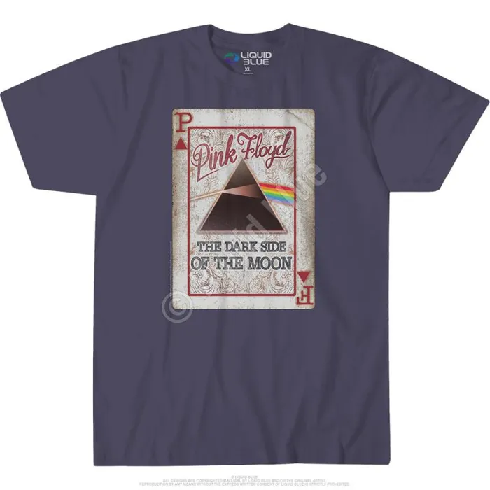 Liquid Blue Athletic TShirt Men Dark Side Deck Grey Athletic TShirt