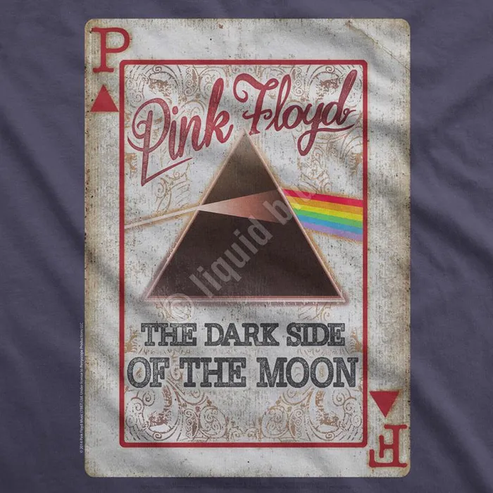 Liquid Blue Athletic TShirt Men Dark Side Deck Grey Athletic TShirt