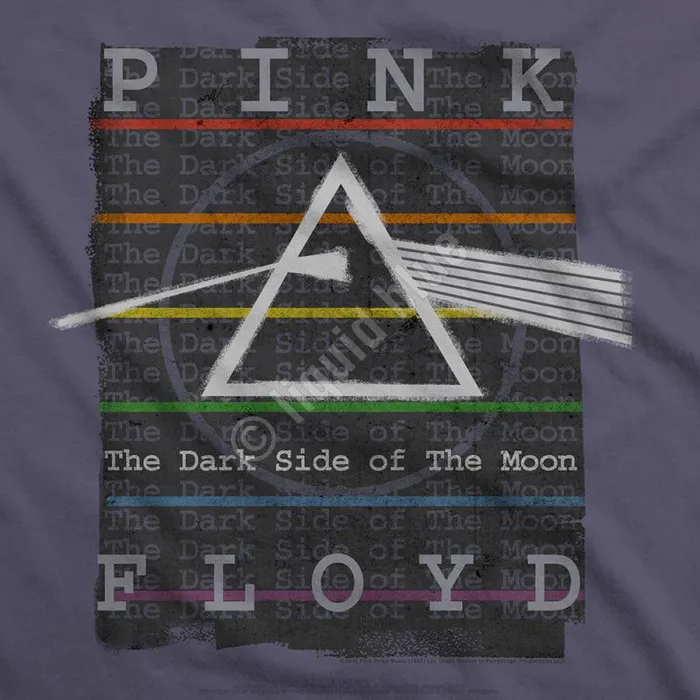 Liquid Blue Athletic TShirt Men Dark Side Stamp Grey Athletic TShirt