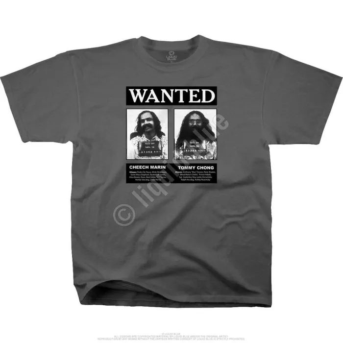 Liquid Blue Athletic TShirt Men Wanted Grey Athletic TShirt