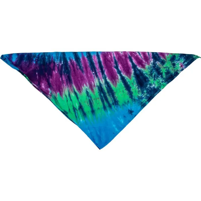 Liquid Blue Bandanas Accessories Cool Spiral Streak TieDye Bandana