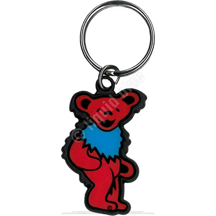 Liquid Blue Keychains Accessories Red And Blue Bear Keychain