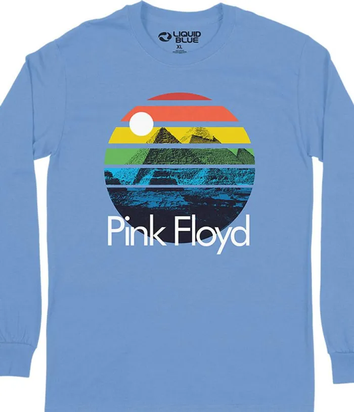 Liquid Blue Long Sleeve Men Dark Side Sunset Long Sleeve TShirt