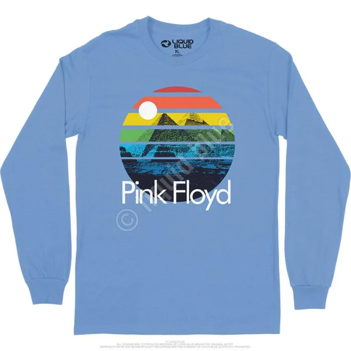 Liquid Blue Long Sleeve Men Dark Side Sunset Long Sleeve TShirt