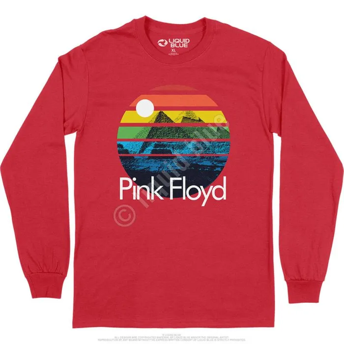 Liquid Blue Long Sleeve Men Dark Side Sunset Long Sleeve TShirt