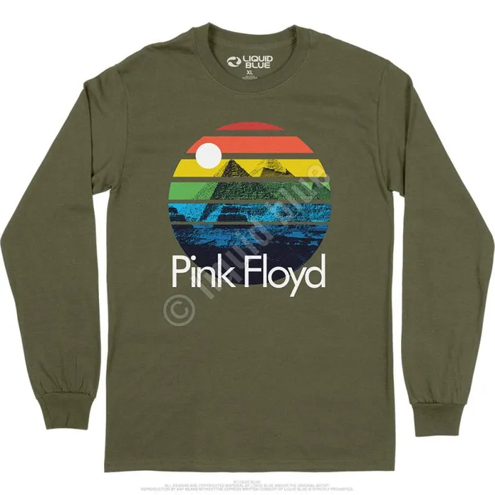 Liquid Blue Long Sleeve Men Dark Side Sunset Long Sleeve TShirt