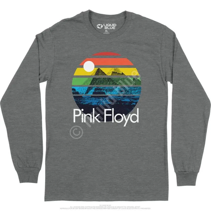 Liquid Blue Long Sleeve Men Dark Side Sunset Long Sleeve TShirt