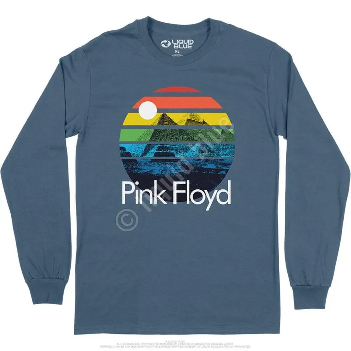 Liquid Blue Long Sleeve Men Dark Side Sunset Long Sleeve TShirt