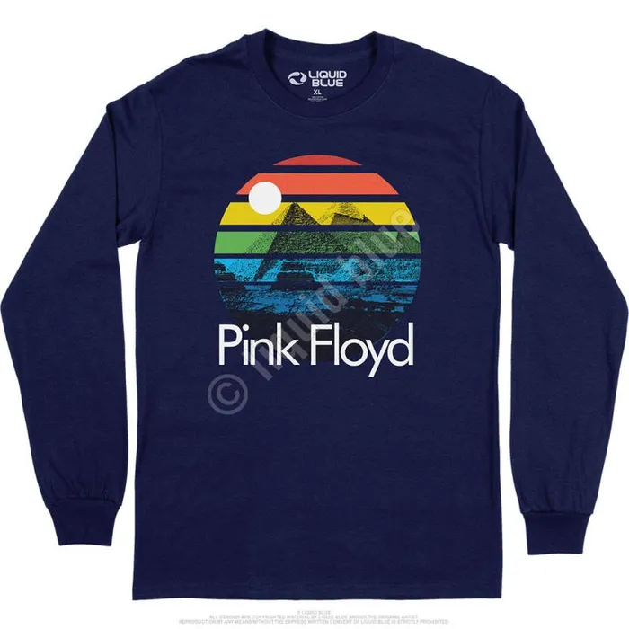 Liquid Blue Long Sleeve Men Dark Side Sunset Long Sleeve TShirt