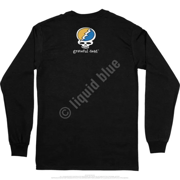 Liquid Blue Long Sleeve Men Guitar Dead Is Better Long Sleeve TShirt