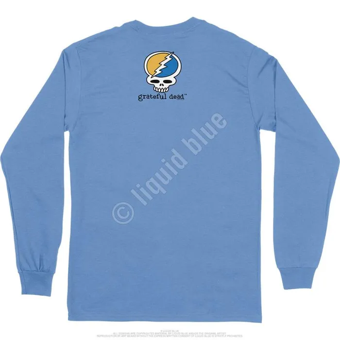 Liquid Blue Long Sleeve Men Guitar Dead Is Better Long Sleeve TShirt