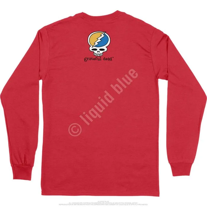 Liquid Blue Long Sleeve Men Guitar Dead Is Better Long Sleeve TShirt