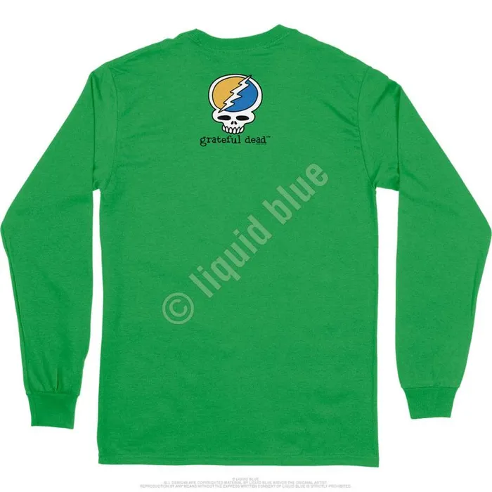 Liquid Blue Long Sleeve Men Guitar Dead Is Better Long Sleeve TShirt