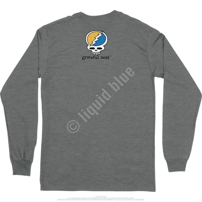 Liquid Blue Long Sleeve Men Guitar Dead Is Better Long Sleeve TShirt