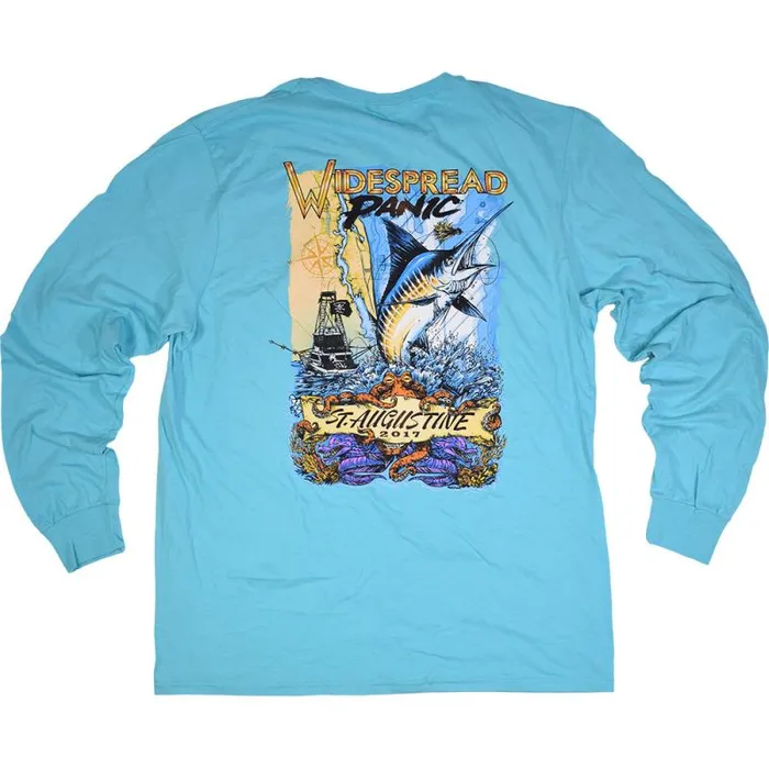 Liquid Blue Long Sleeve Men Widespread St Augustine Light Blue Long Sleeve TShirt Liquid Blue Long Sleeve Men Widespread St Augustine Light Blue Long Sleeve TShirt