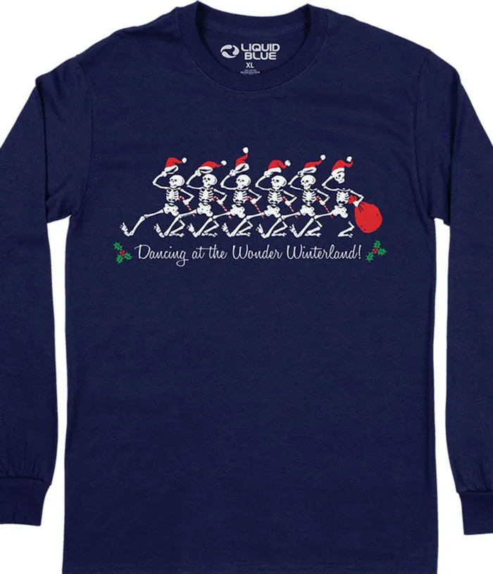 Liquid Blue Long Sleeve Men Wonder Winterland Long Sleeve TShirt