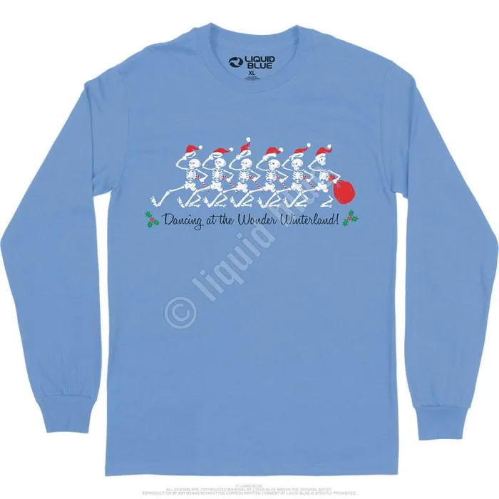 Liquid Blue Long Sleeve Men Wonder Winterland Long Sleeve TShirt