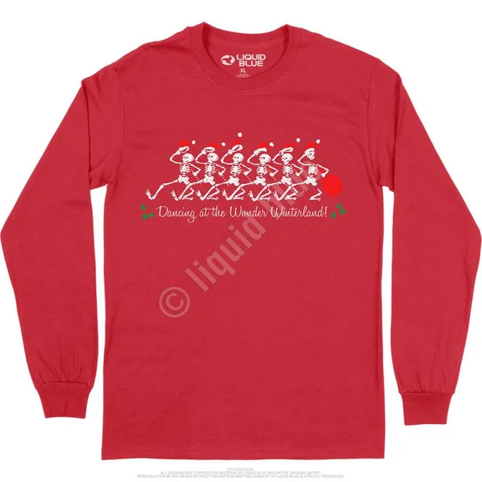 Liquid Blue Long Sleeve Men Wonder Winterland Long Sleeve TShirt