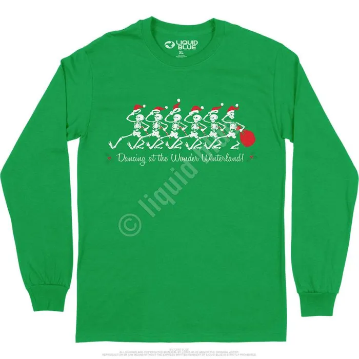 Liquid Blue Long Sleeve Men Wonder Winterland Long Sleeve TShirt