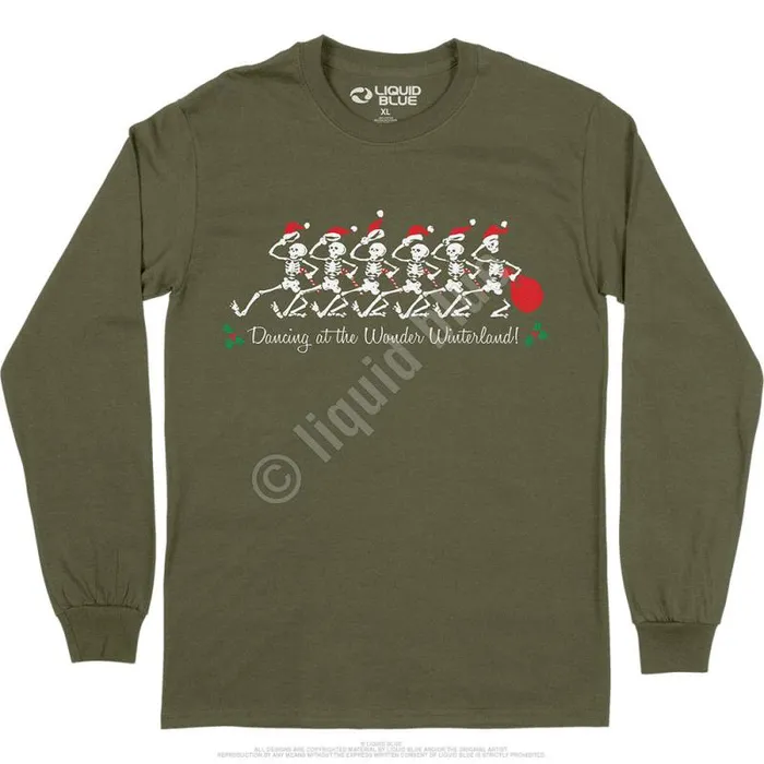 Liquid Blue Long Sleeve Men Wonder Winterland Long Sleeve TShirt