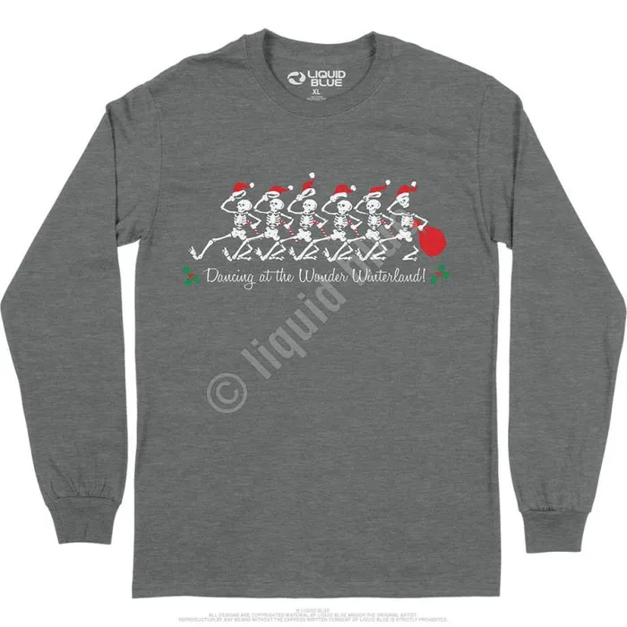 Liquid Blue Long Sleeve Men Wonder Winterland Long Sleeve TShirt