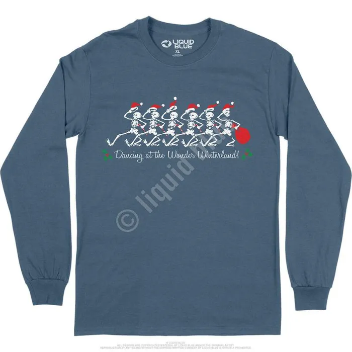 Liquid Blue Long Sleeve Men Wonder Winterland Long Sleeve TShirt