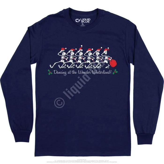 Liquid Blue Long Sleeve Men Wonder Winterland Long Sleeve TShirt