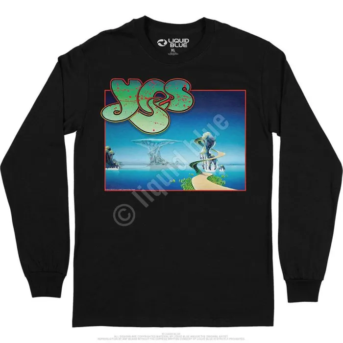 Liquid Blue Long Sleeve Men Yes Songs Long Sleeve TShirt