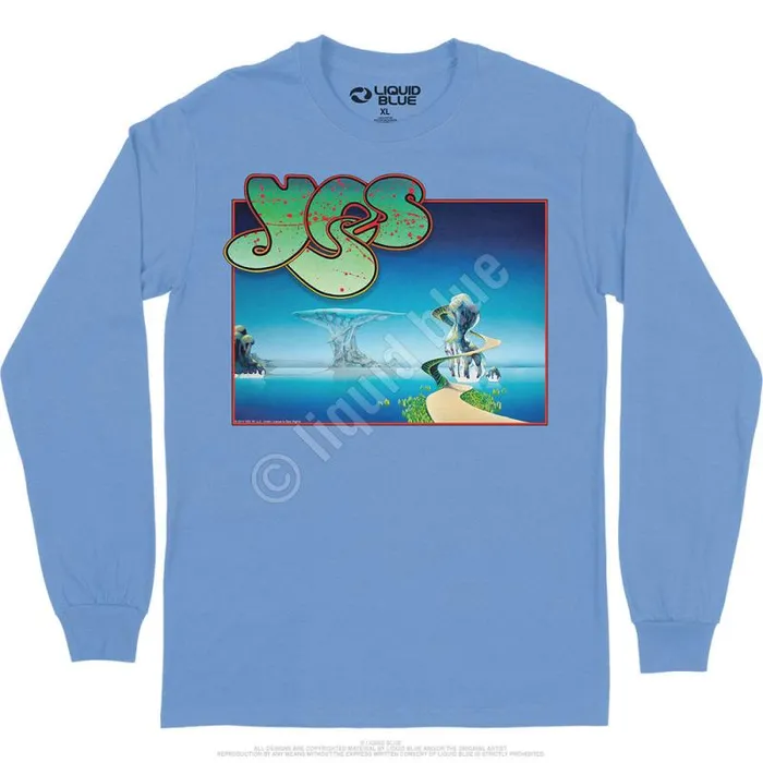 Liquid Blue Long Sleeve Men Yes Songs Long Sleeve TShirt