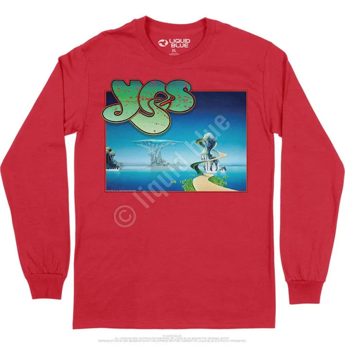 Liquid Blue Long Sleeve Men Yes Songs Long Sleeve TShirt