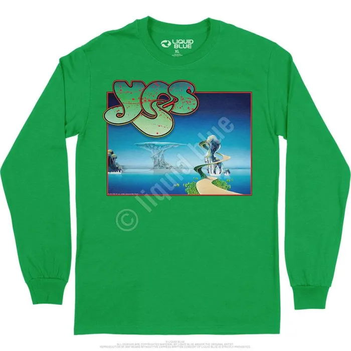 Liquid Blue Long Sleeve Men Yes Songs Long Sleeve TShirt