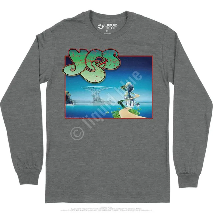 Liquid Blue Long Sleeve Men Yes Songs Long Sleeve TShirt