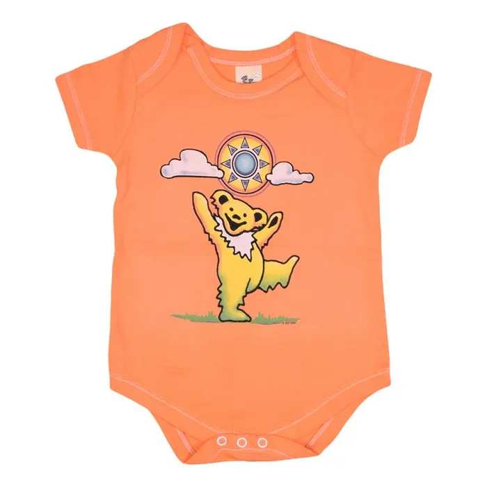 Liquid Blue Onesies Kids Sunny Bear Orange Onesie