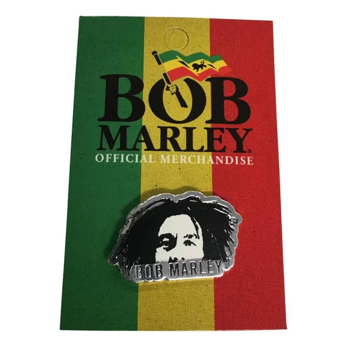 Liquid Blue Pins Accessories Marley Face Enamel Pin