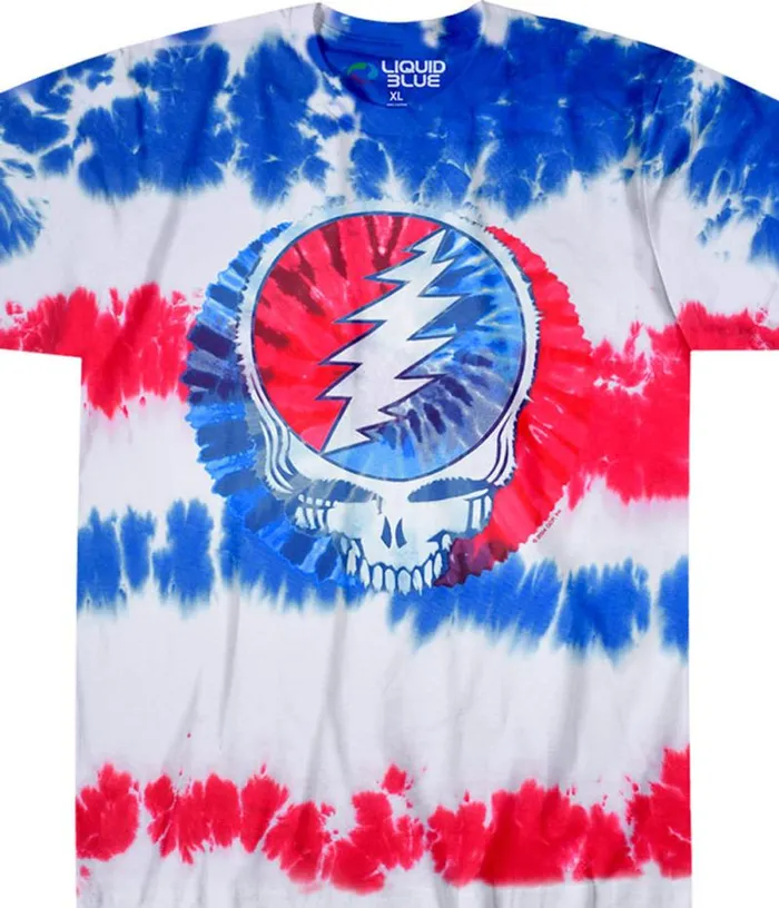 Liquid Blue TShirt Men American SYF TieDye TShirt